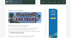Desktop Screenshot of elope-to-lasvegas.com
